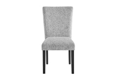 D1319 - 6 Piece Dining Room Set (Dining Table, 4 Dining Chair And Bench) - Black / Light Gray / White
