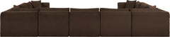 Shaggy - 9 Piece Modular U-Shaped Sectional