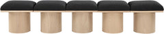 Pavilion - 5 Piece Modular Bench With Natural Base