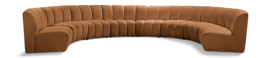 Infinity - 8 Piece Modular Sectional - Saddle