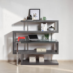 Buck II - Writing Desk With Bookshelf
