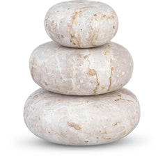 Pumpkin - 3 Piece Marble Decorative Object