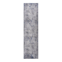 Marfi - 2' X 8' Abstract Runner Rug - Silver
