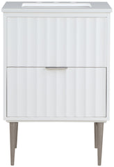 Modernist - Bathroom Vanity With Chrome Legs