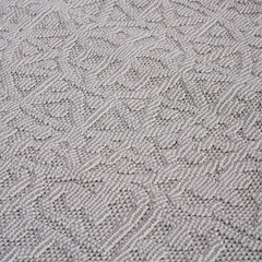 Guros - 8' X 10' Medallion Indoor / Outdoor Area Rug - White / Ivory
