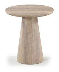 Cassino - Concrete Indoor/Outdoor End Table - Travertine