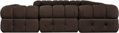 Orin - Velvet Performance Fabric Upholstered 9 Piece Sectional