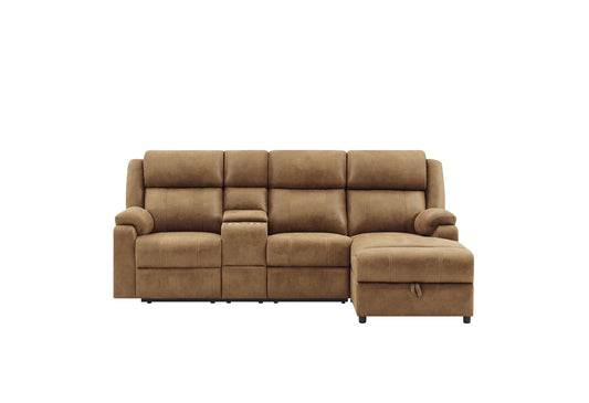 U6980 - Sectional - Brown