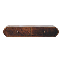 Wall Mounted Console Table - Walnut