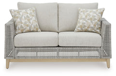 Seton Creek - Loveseat With Cushion - Gray
