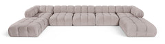 Orin - 7 Piece Modular Sectional (3 Modular Chairs, 2 Corner Chairs & 2 Ottomans)