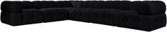 Orin - L-Shaped Velvet 6 Piece Modular Sectional