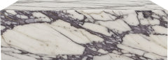 Bolzano - Marble Coffee Table - White / Gray