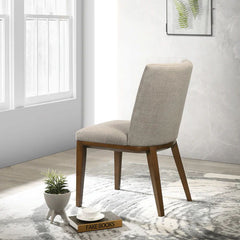 Elmwood - Dining Chair (Set of 2) - Beige / Brown / Cream