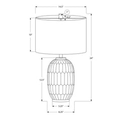 Table Lamp, Lighting, Transitional - Cream