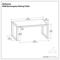 Mckenzie - Dining Table - Light Tobacco