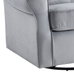Glider Chair With Swivel - Gray