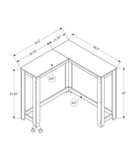 Corner Accent Console Table For Entryway, Unique Design Contemporary & Modern