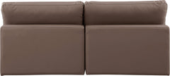 Comfy - Faux Leather Modular Armless Sofa 2 Seats
