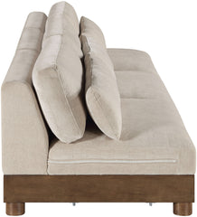Turin - Chenille Fabric Upholstered Modular Sectional - Taupe