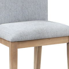 Caspian - And Oak Finish Dining Chair (Set of 2) - Gray