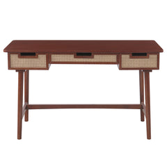 Writing Desk With 3 Drawers For Living Room