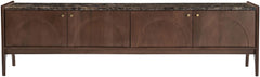 Veya - 71" Genuine Marble And Mango Wood Media Console