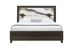Harmony - 3 Piece Bedroom Set (King Bed, Dresser And Mirror) - Brown