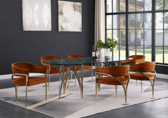 Madelyn - Dining Chair (Set of 2) - Brushed Brass