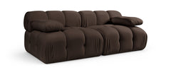 Orin - Velvet Performance Fabric Upholstered 2 Piece Modular Sofa