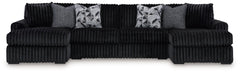 Midnight-Madness - 4 Piece Sectional Set