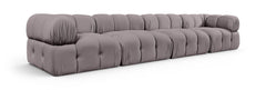 Orin - Fabric Velvet 4 Piece Modular Sofa