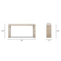 Veda - Geometric Waterfall Table