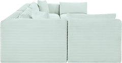 Shaggy - 7 Piece Modular U-Shaped Armless Sectional