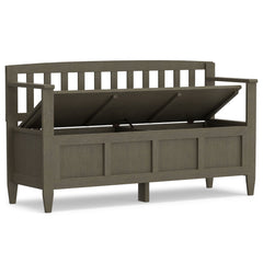Brooklyn - Entryway Storage Bench - Farmhouse Gray
