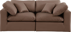 Comfy - Faux Leather Modular Sofa 2 Seats