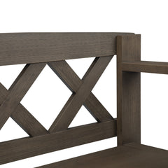 Amherst - Entryway Storage Bench - Dark Brown