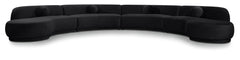 Avra - 189" Velvet Performance Fabric Upholstered Sectional