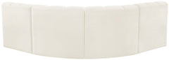 Arc - Velvet 4 Piece Corner Modular Sofa