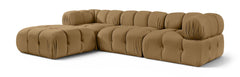 Orin - Velvet 4 Piece Modular Sectional With Chaise