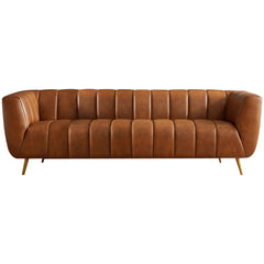 Ava - Sofa - Gold / Tan