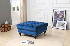 Ottoman - Navy Blue