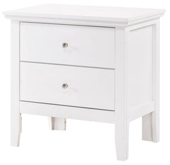 English Dovetailed Drawers Nightstand