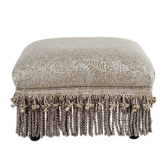 Fiona - Accent Footstool Ottoman - Beige