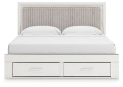 Zuraleus - Upholstered Panel Platform Storage Bed