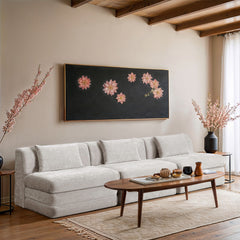 Stellar - 3 Piece 114" Upholstered Modular Armless Sofa