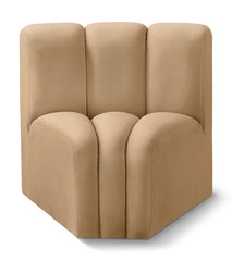 Arc - Velvet Curved Corner Chair