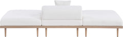 Laguna - 3 Piece Resilient Water Resistant Fabric Outdoor Patio Armless Modular Sofa