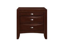 Linda - Nightstand - New Merlot