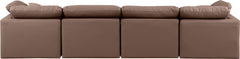 Indulge - Faux Leather 4 Seat Modular Sofa